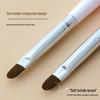 White Handle Round Gel Nail Art Brush