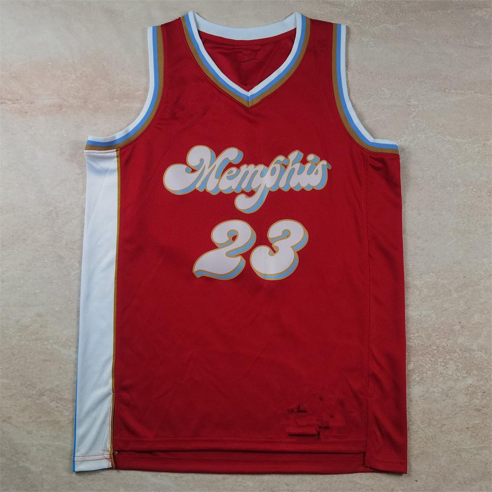 

Memphis Grizzlies #23 Rose City Edition Red Basketball Jersey XL