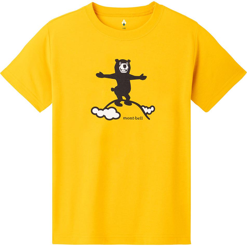 MONTBELL T Shirt Kids Clothing Letter Logo Crew Neck Short Sleeves Kids