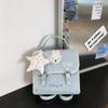 Schoolbag1011 Summer New Fashion Sweet Simple Shoulder Small Square Bag Niche Cartoon Rabbit Casual Backpack Female