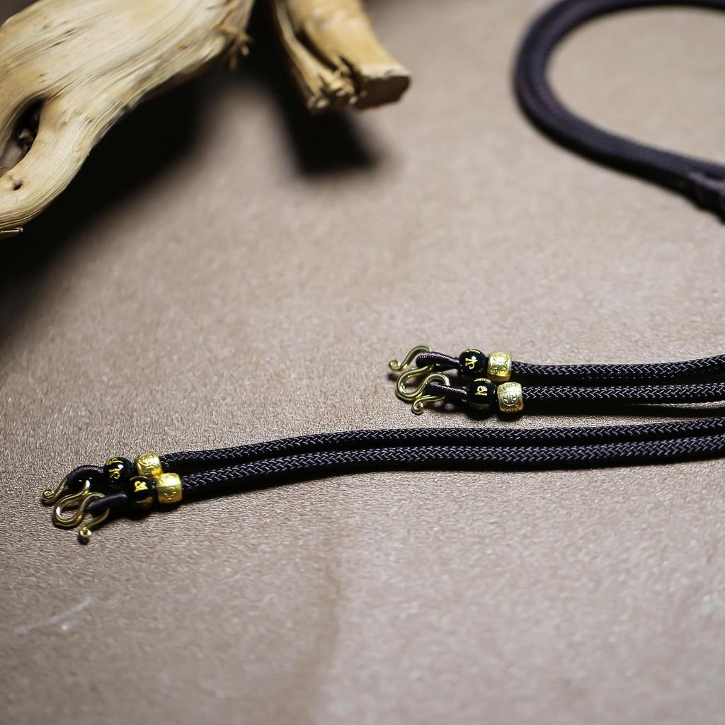 Adjustable Hand-Woven Thai Amulet Lanyard - Single, Double, or Multiple Hang Options