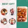30 Pack Christmas Glitter Balls Shatterproof Hanging Ornaments for Xmas Tree