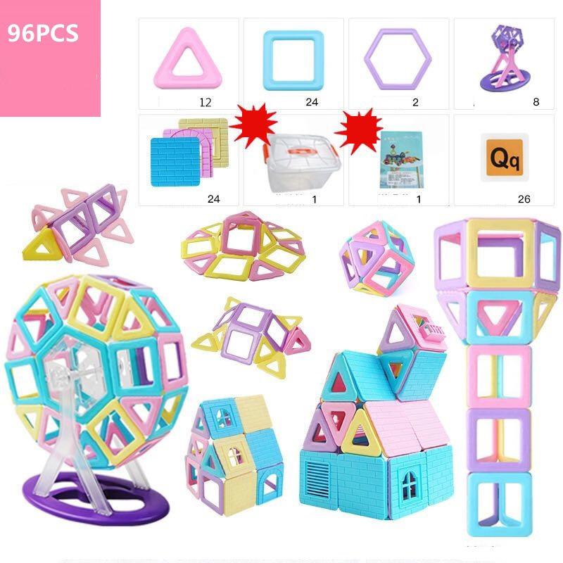 Blocks Building Magnetic Set Construction Toy Magnets Educational Toys Children