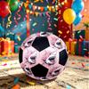 1pc Pink Shark Attack Lightweight PVC Training Soccer Ball, Size 5, Suitable for Indoor and Outdoor TrainingGift Y60384