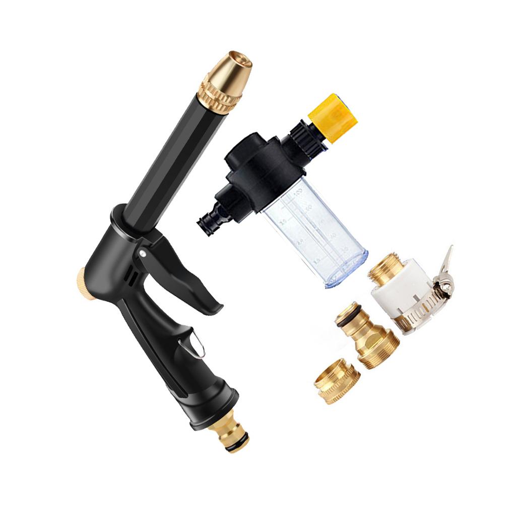 

High Pressure Water Spray Portable Aluminum Alloy Hose Nozzle Car Wash Machine Home Cleaning Tools Auto Washer Sprinkler