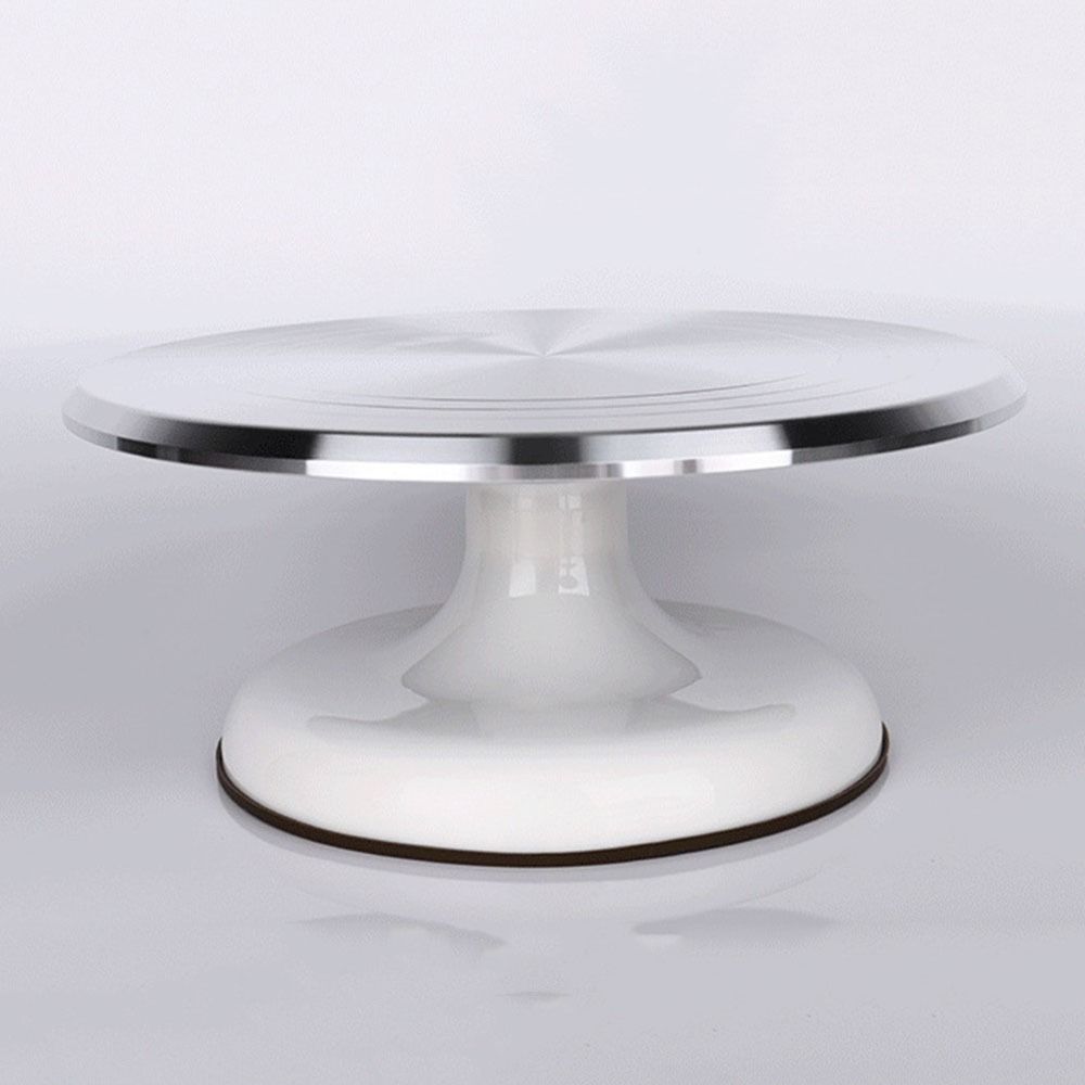 Aluminium Zink Zinklegierung Kuchen Dekorier Drehteller Rutschfester Drehbarer Kuchenständer Backwerkzeuge