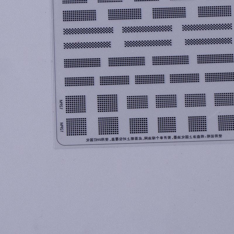Screen Green Oil Film For Phone Series F-Iplcd Green Oil Bga Reballing Stencil Cpu Motherboard Repair Tool