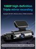 2K Dual-Lens HD Dash Cam with Interior Recording, Night Vision, and WiFi