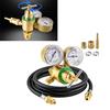 Pack of 1 Double Gauge Regulator with Precisions Filter System for Argon and CO2 Gas Control in Welding Applications