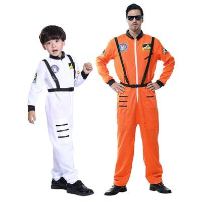 Halloween Atmosphere Costumes Children's Adult Unisex Performances Astronaut Costumes Pilot Costumes Holiday Costumes Gifts