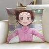 popular anime Medalist Cushion Cover Soft  EasyWash Pillow Case  Versatile for Couch Bed Travel and Office