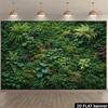 2D Tropical Plant Wall Backdrop for Greenery, Bohemian & Urban Jungle Photography