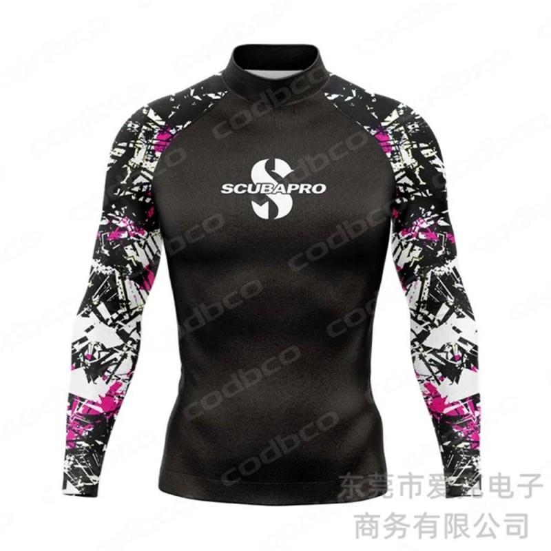 SCUBA Diving Suit Men's Surfing Snorkeling Long-sleeved Sunblock Jellyfish Sports Swimming