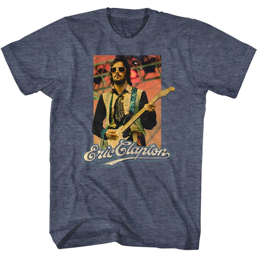 Eric Clapton Hippy Sunglasses Men T Shirt Vintage Rock Blues Guitarist S