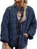 Women's Quilted Puffer Jacket with Multiple Colors, Lightweight Warm Coat, Casual Outerwear for Autumn Winter