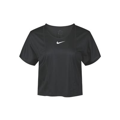 T Shirts Women's Black Crew Neck Moderate Straight Fit CU3033-010