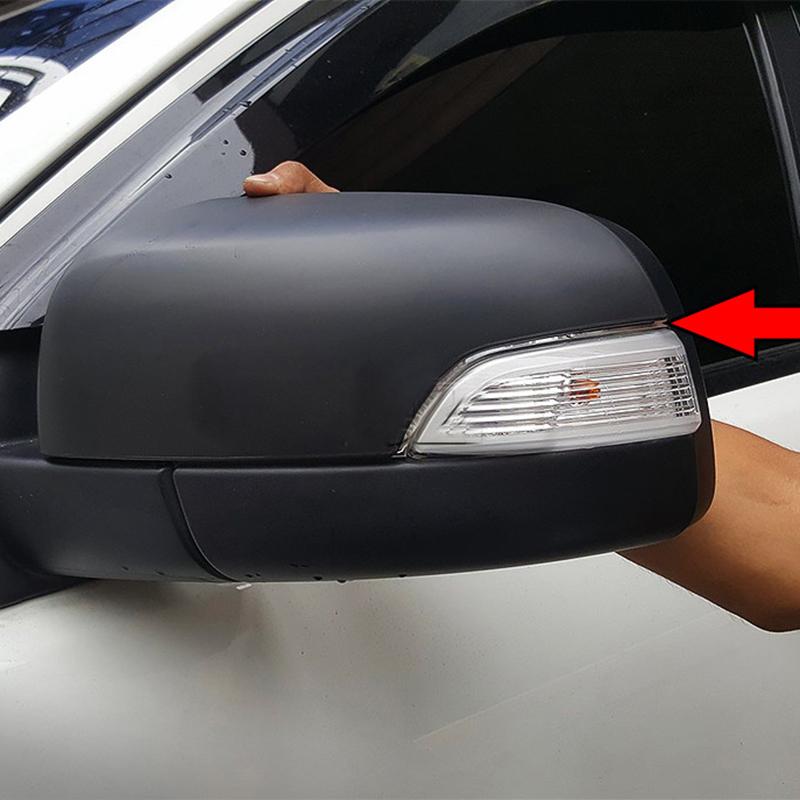 Cubierta de Espejo Retrovisor Trasero Exterior para Ford Ranger Raptor 2018-2025 ABS Carcasa de Espejo Lateral de Puerta Tapa Protectora