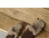 Women's 2025 Autumn/Winter Flat Suede Velvet Furry Mule Slippers