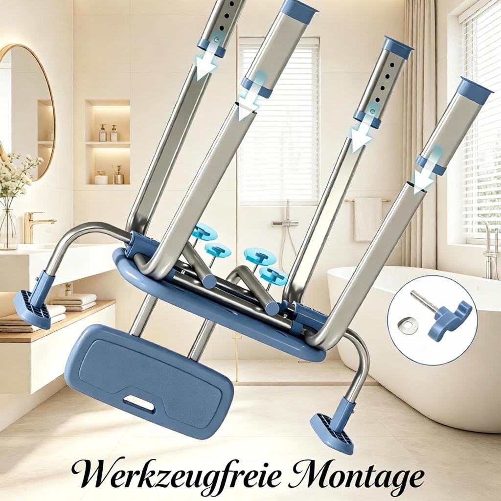 Shower Chair Ergonomic Shower Chair with Height and Seat Adjustment