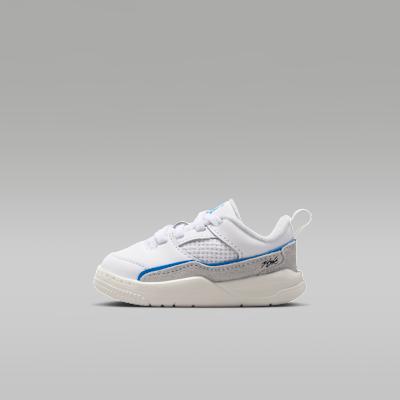 Jordan Flight Court White Photo Blue (TD) 23.5