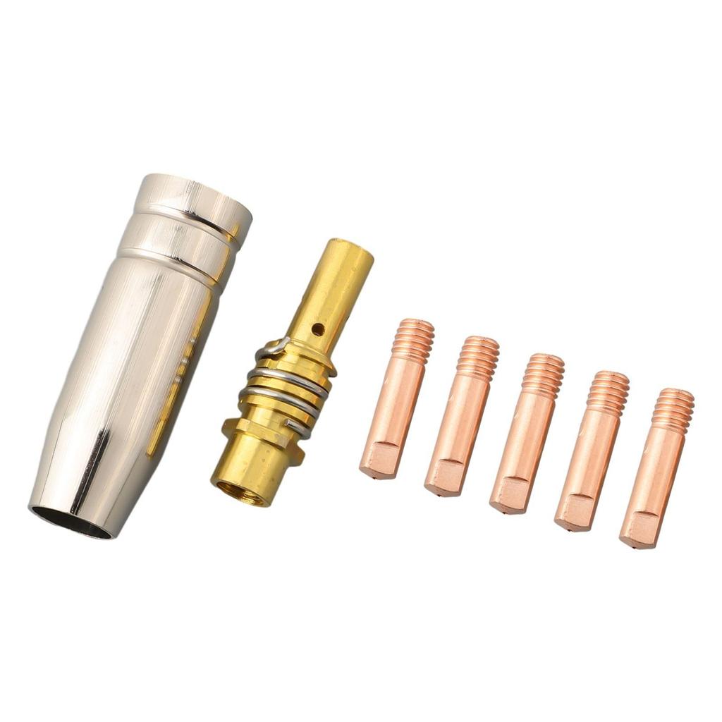 0,6 mm - 1,2 mm MIG-Schweißdüse Schutzdüse 7-teiliges Zubehör
