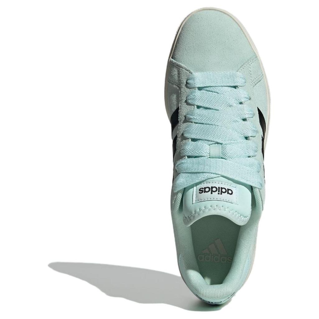 Adidas Grand Court Base 00s Fashion Thin Sole Durable Low Top Skate Shoes Unisex Sneakers Green Black White JR7077