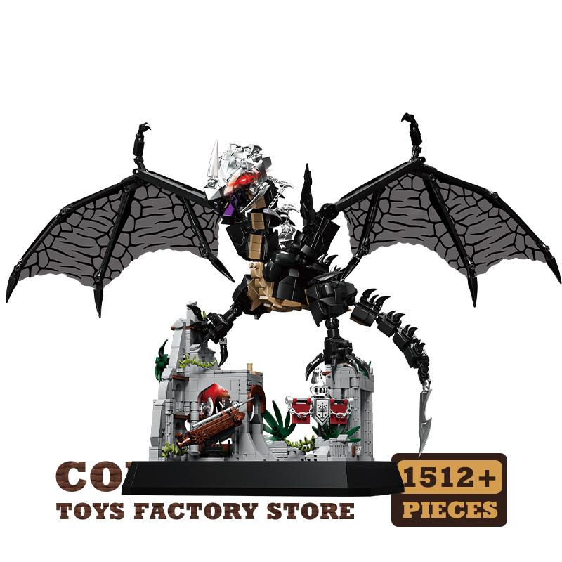 Non-Toxic Moc Bricks Flying Dragon Sets Movie Scene Action Figures Puzzle Toys Magic Animal Building Blocks 3D Model Kids Adults Gifts New