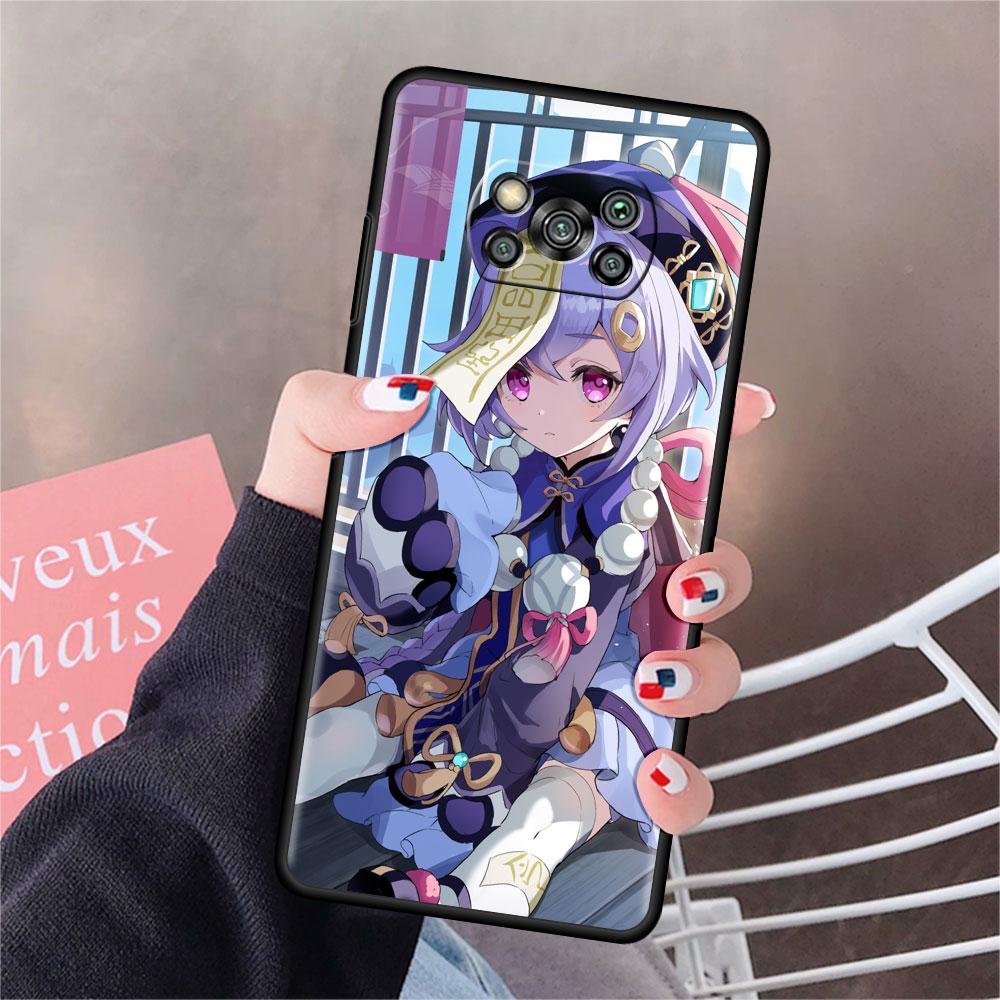 Hülle für Xiaomi Mi Poco X3 NFC X4 Pro F3 F4 GT M4 M3 F1 C40 11 Lite 11T Weiche Silikon Funda Handyhülle Genshin Impact Spiel Capa