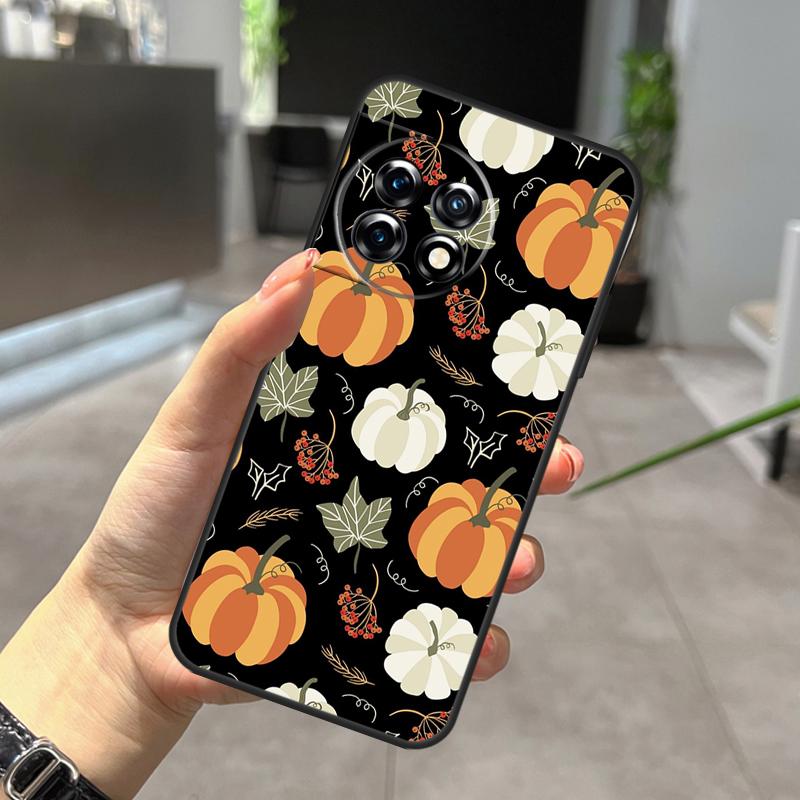 Autumn Leaves Fall Pumpkin Case For OnePlus Nord CE 5 2 3 4 Lite N20 N30 OnePlus 15 13 12 R 11 10 9 Pro 8T 10T 10R Cover