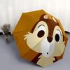 Disney Chip 'n' Dale Themed automatic opening and closing folding umbrella, portable   durable, 8 rib umbrella frame, very suitable for busi