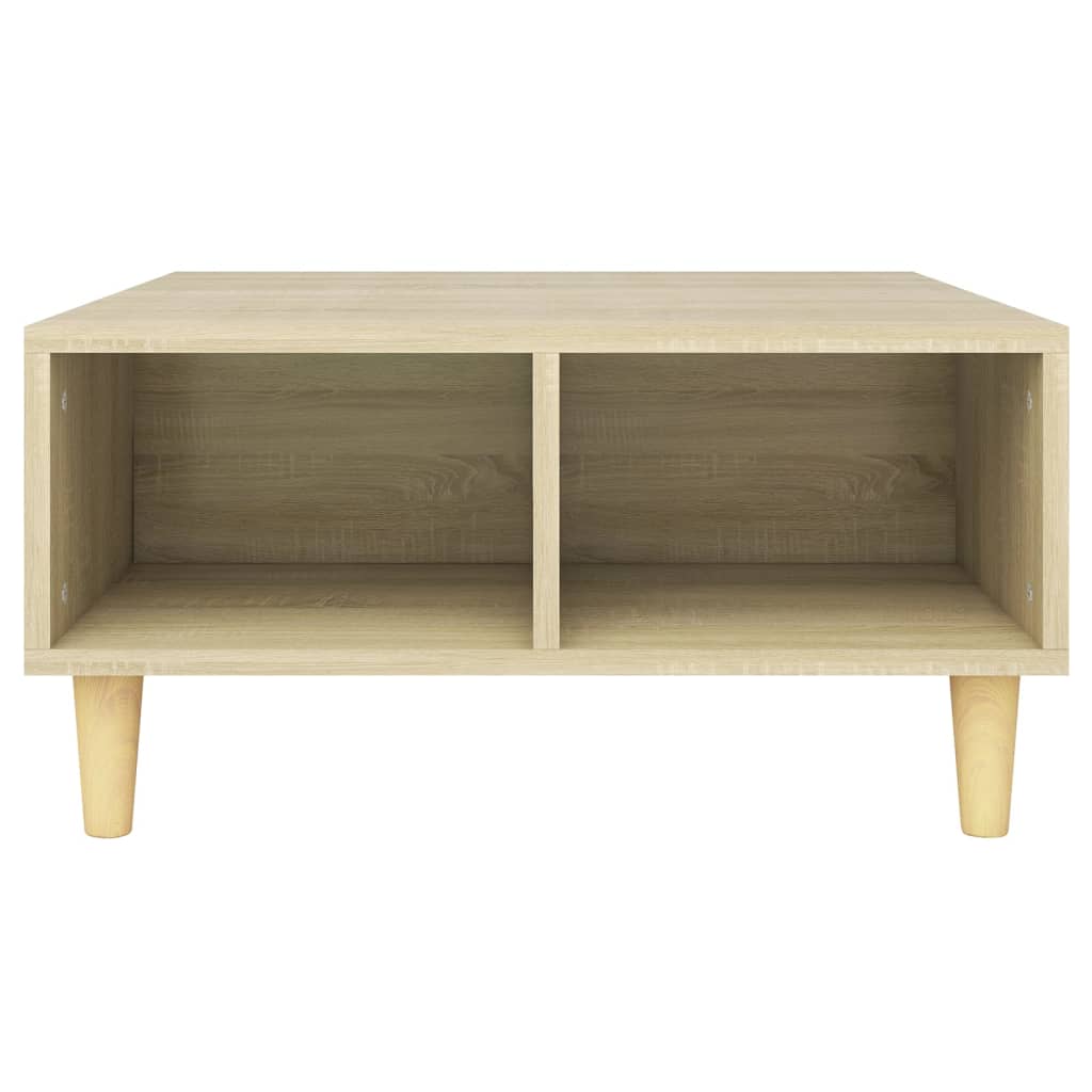  Coffee Table, Sonoma Oak, 60x60x30 Cm, Wood-based Material
