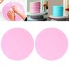 2PCS NonStick Round Silicone Dough Rolling Mat Baking Pastry Pad Sheet Liner for Cake Turntable Stand