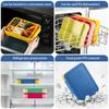 1330ML Bento Box Adult Lunch Containers with 6 Compartment for Adults/Kids/Toddler With Tableware Sauce Lunch Box