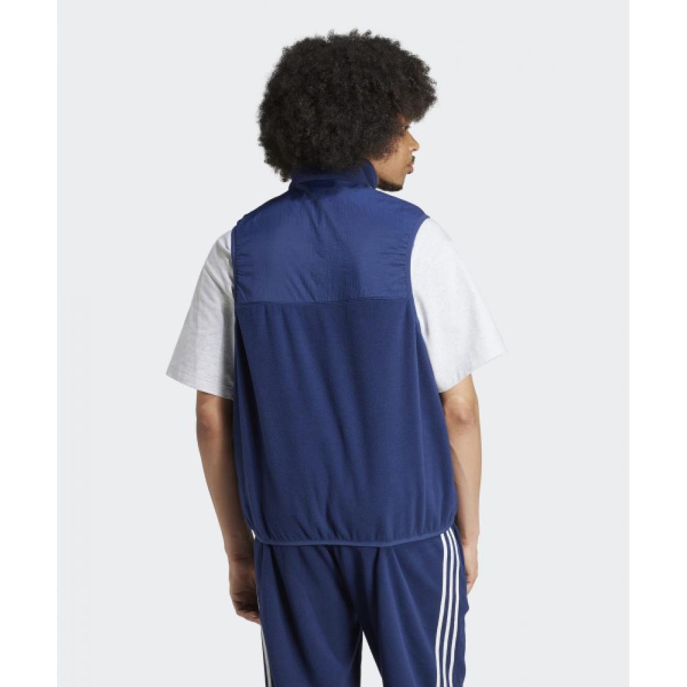 Adidas 3s Fleece Vest   Navy Iz2482