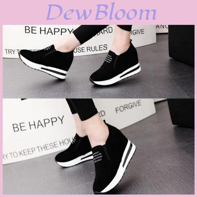 Elegant Women Fashion Casual Suede Wedge Platform Shoes For Stylish Outdoor Activities