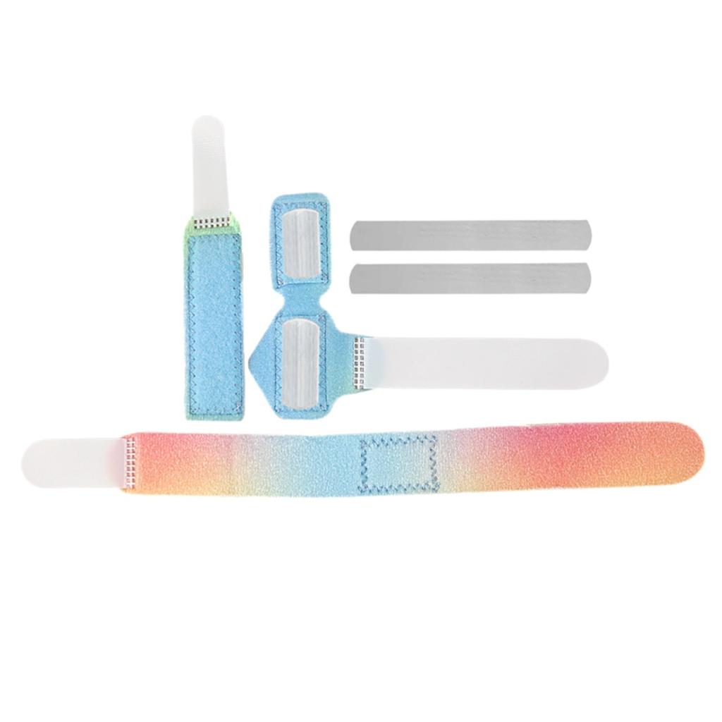 Adjustable Toe Fixation Strap Fixation Splint Detachable Aluminum Plate Support Toe Protector Toe Corrector Bunion Straightener