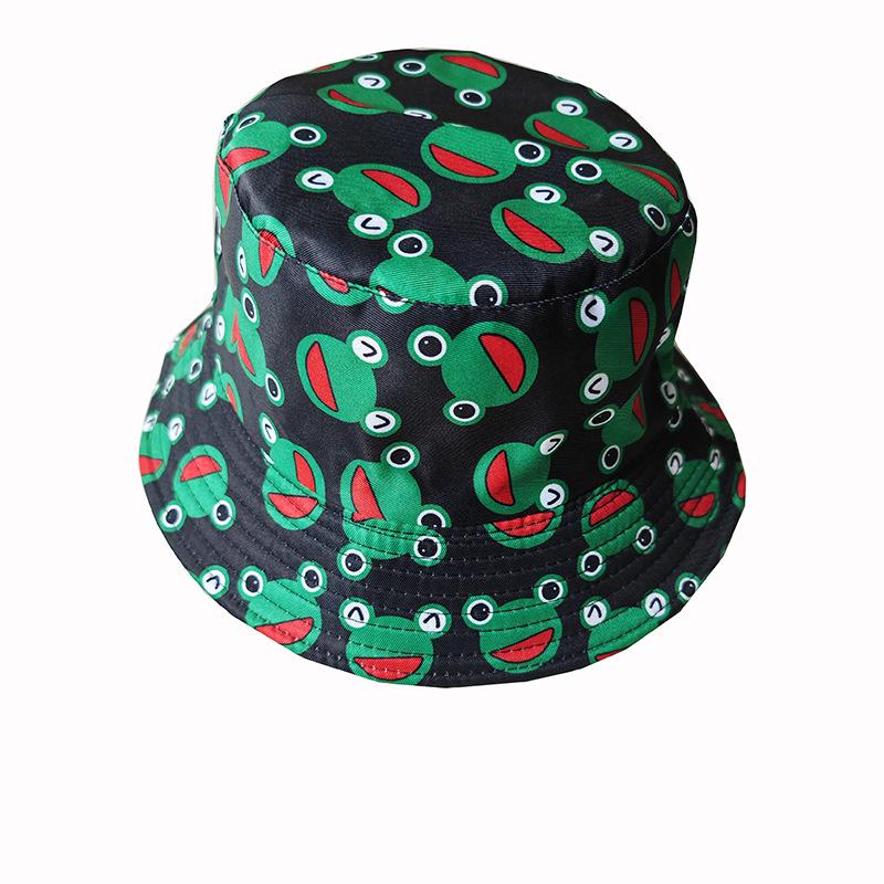 Creative Unisex Double-Sided Cotton Bucket Hat – Versatile Outdoor Sun Protection Accessory