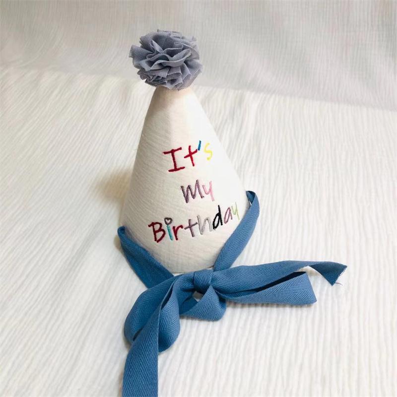 Korean-style Instagram Baby Birthday Hat Theme Party First Birthday Decoration Pointed Hat Photo Props