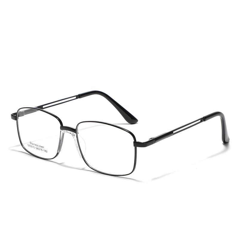 Glasses Metal Square Frame Commuter Flat Glasses Women'S Retro Glasses Men Can Do Myopia Frames