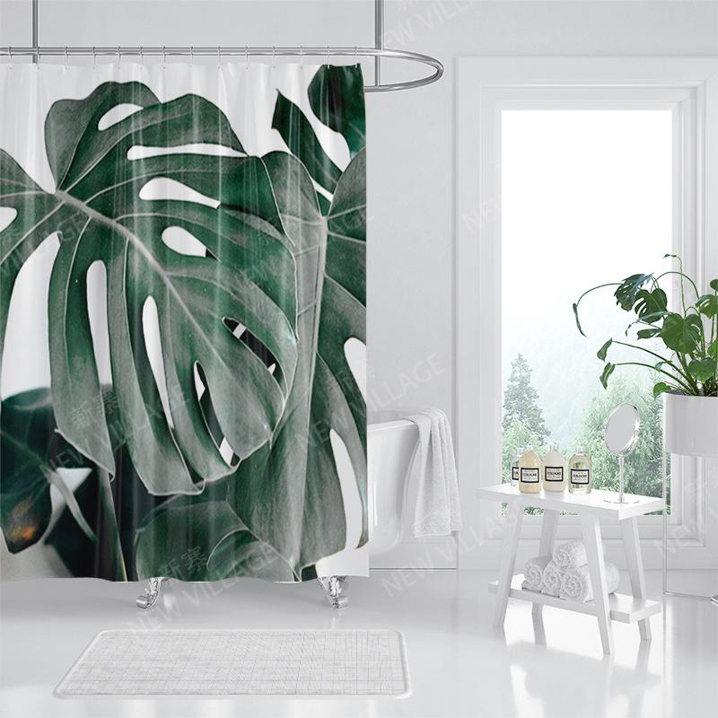 Waterproof fabric shower curtain Bathroom curtain accessories 180x200 Bath curtain for shower 240*200 nordic boho decor 240x200