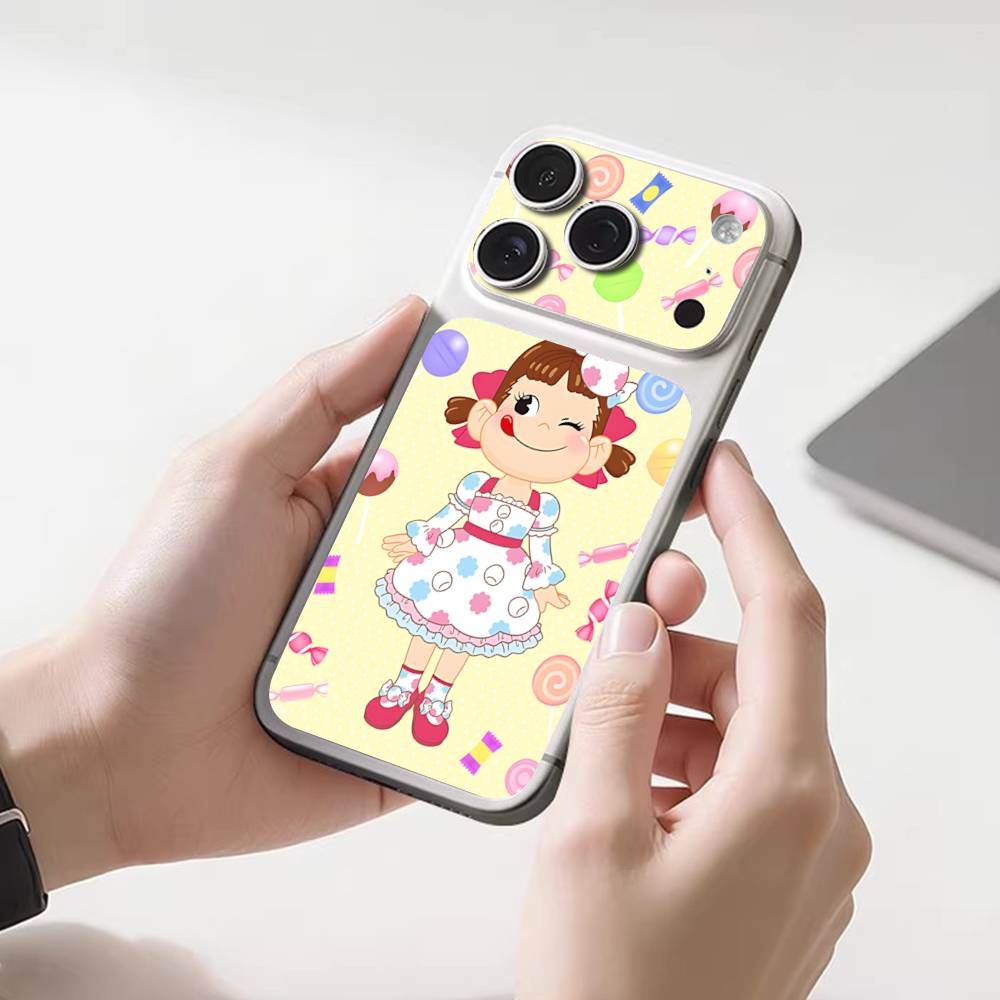 

Brand P-peko Chan Lovely Girl For IPhone 17 Pro 17 Pro Max Back Skin Sticker Protective Decal Wrap iPhone 17 Pro