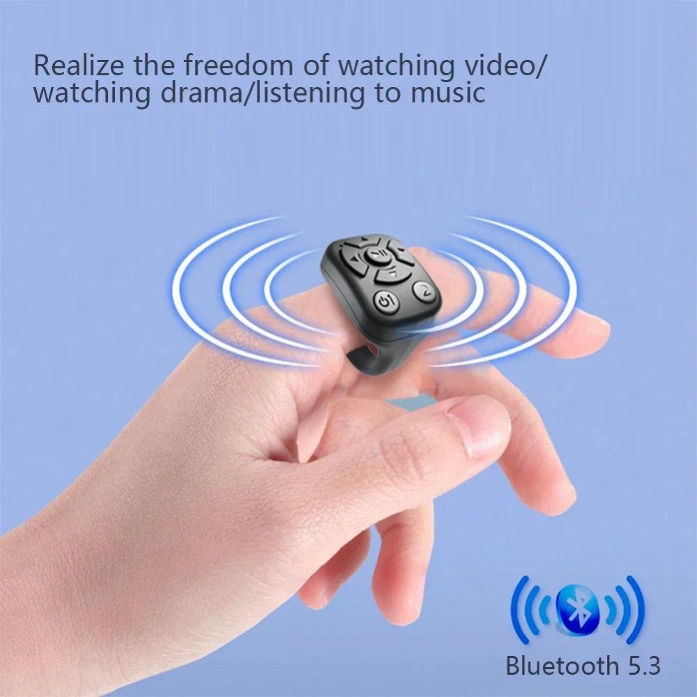 Wireless Auto Clicker Remote Controller Stable Signal Transmission Smart Scrolling Ring  Photos