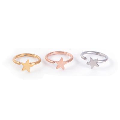 Anello Nasale Pentagramma in Acciaio Inossidabile Tipo C Anti-Allergico Chiodini Nasali Gioielli per Piercing Nasali Europei e Americani