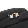 Elegant G23 Titanium Zircon Cartilage & Lip Piercing Stud