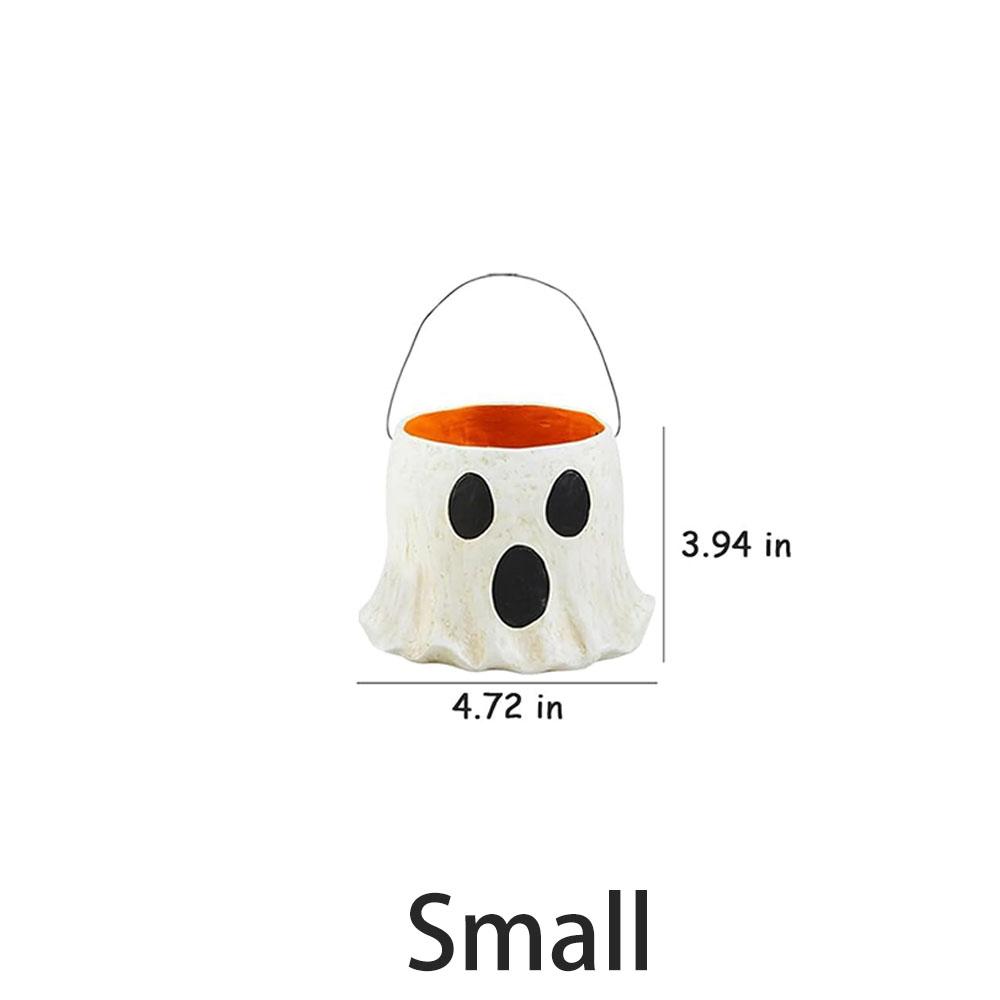 

Ghost Vase Gift, Cutest Ghost Bucket Halloween, 2024 New Ghost Flower Pot, Ghost Candy Bowl Decor,Treat Buckets Outdoor Garden
