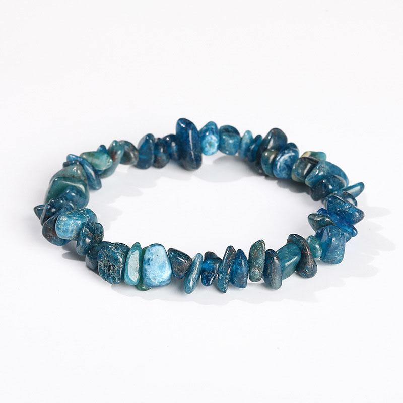 

Браслет из натурального хрустального камня, нерегулярный браслет Рейки, на удачу, эластичный браслет, женская мода, клубничный кристалл, аметист, ювелирные изделия