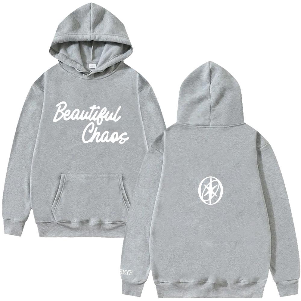 KATSEYE BEAUTIFUL CHAOS Mikina Módní Ležérní Mikina pro Fanoušky Dárky Módní Streetwear Dámské Pánské Dlouhý Rukáv Mikiny Pulovry