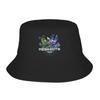 Medabots Rokusho and Metabee Bucket Hat  Foldable Fisherman Hats Summer Casual Hunting Caps Streetwear Custom DIY Sun Hat