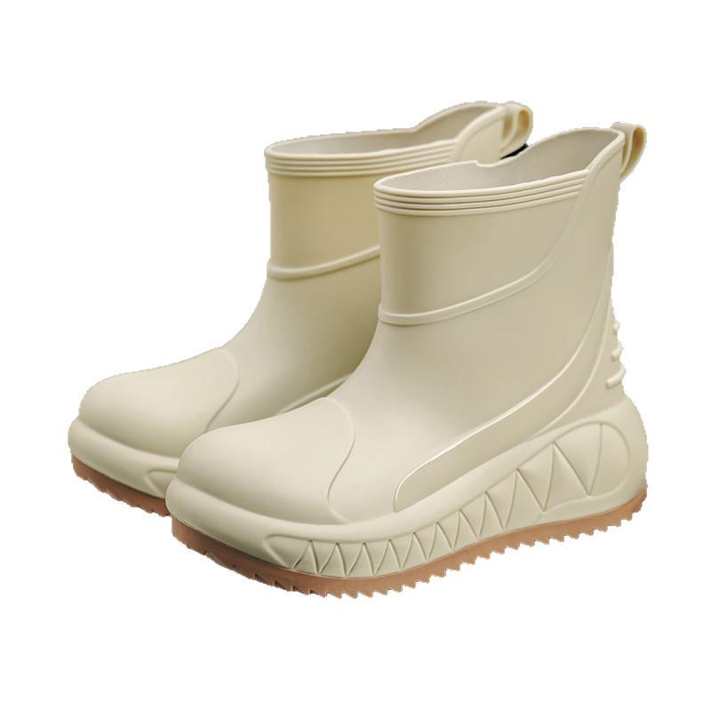 Men's Non-Slip, Wear-Resistant Rain Boots with Thick Soles for Outdoor, Fishing, and Casual Use