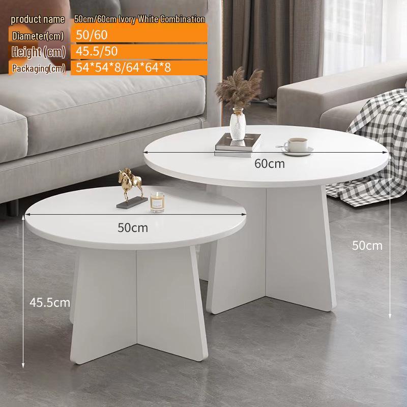 Modern Simple Coffee Table for Small Apartment Living Room or Balcony